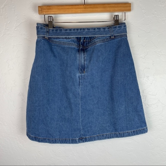 Just Female Phoenix Denim A-Line Mini Skirt Sz XS - Picture 6 of 8